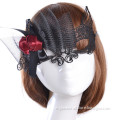 MYLOVE Sexy Black Lace Mask Masquerade Ball Prom Halloween Costume Fancy Dress ML5054
